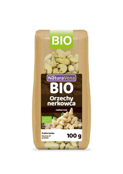 Orzechy Nerkowca BIO 100 g - Naturavena zdjęcie 1