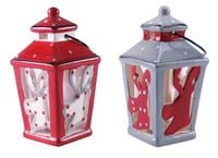 latarnia led ceramiczna wys. 17 cm 475405