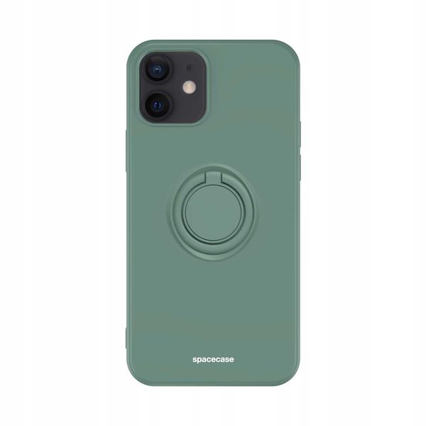 Spacecase Silicone Ring Iphone 12 Mini Dark Green zdjęcie 7