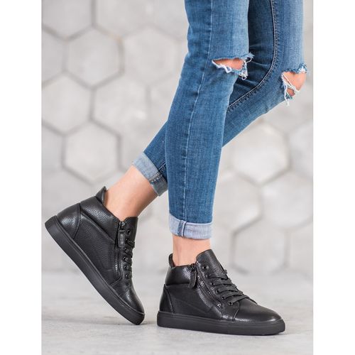 Czarne Trampki Na Platformie r.41 na Arena.pl