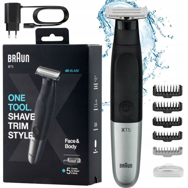 Trymer BRAUN XT5 XT5100 Golarka męska do ciała brody Wet&Dry zdjęcie 1