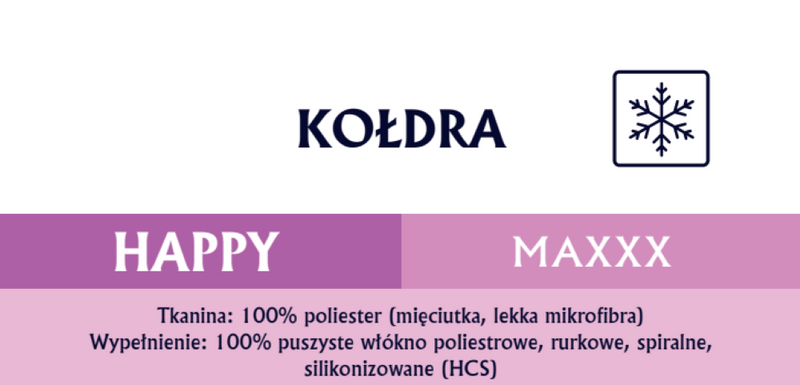 Kołdra zimowa 155x200cm HAPPY MAXXX | Senna Home zdjęcie 5