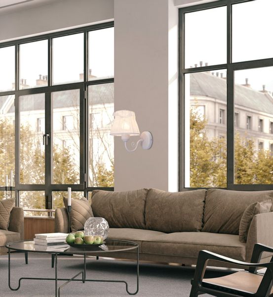 Zefir kinkiet 1x40W E27 biały zdjęcie 11