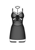 gorset obsessive arrowel czarny z fiszbinami 2xl 3xl