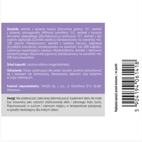 Yango Panaseus MOJA TARCZYCA 50 kapsułek na Arena.pl