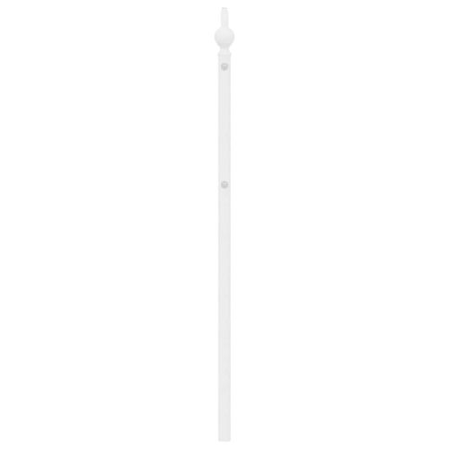 Metalowe wezgłowie, białe, 193 cm na Arena.pl