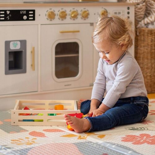 Drewniane Owoce i Warzywa Do Krojenia Zestaw XXL ze Skrzynką 17 elementów na Arena.pl