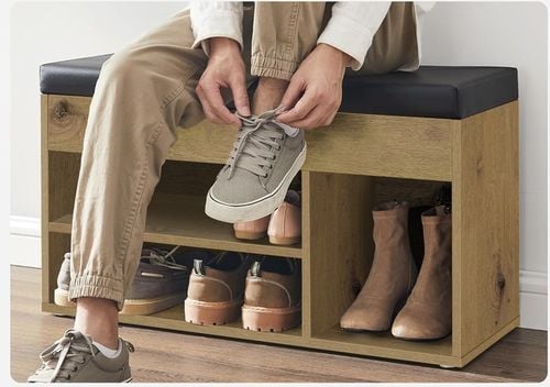 Szafka na buty obuwie artisan z szufladą siedziskiem pojemnikiem na Arena.pl