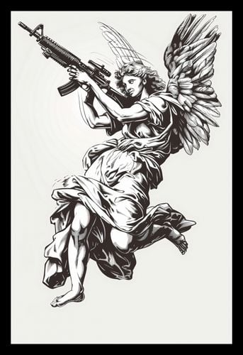 Plakat 20x30cm Anioł Wojny na Arena.pl