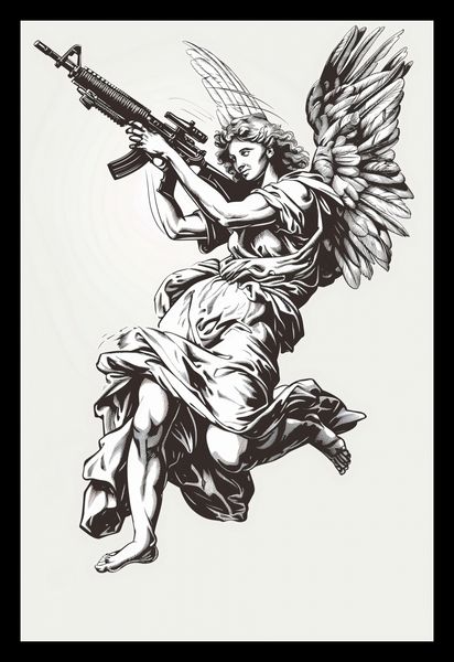 Plakat 20x30cm Anioł Wojny zdjęcie 2