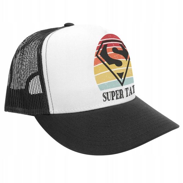 CZAPKA TRUCKER SUPER TATA PREZENT DZIEN OJCA zdjęcie 4