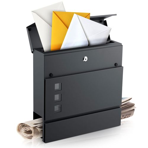 Skrzynka na listy 37x37x10,5 cm antracyt HM-863 na Arena.pl