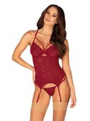 Uwodzicielski Gorset i Stringi - Obsessive Ivetta S/M