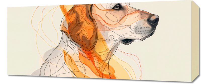 Obraz 70x30cm Kontur Profilowego zdjęcie 1