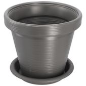 DONICA DONICZKA + PODSTAWKA DŁUTO ANTRACYT 39x34cm