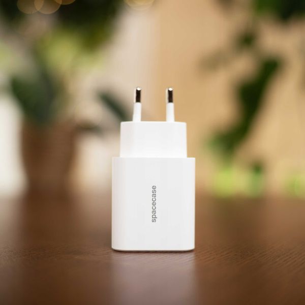 Spacecase Usb Charger 30W Gan Sc004W White zdjęcie 13