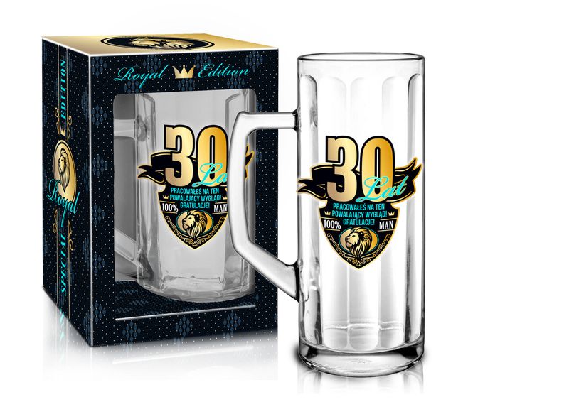 Royal Edition - Kufel Do Piwa 500Ml - 30 Lat zdjęcie 1