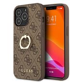 Guess GUHCP13L4GMRBR iPhone 13 Pro / 13 6,1" brązowy/brown hardcase 4G