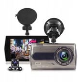 Kamera Samochodowa Rejestrator Jazdy Video FULL HD Kamerka PRZÓD TYŁ