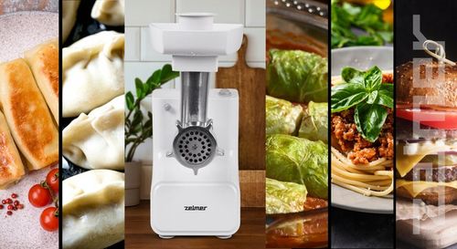 MASZYNKA DO MIELENIA MIĘSA MASZYNA ELEKTRYCZNA ZELMER 1500W 2 KG/MIN na Arena.pl