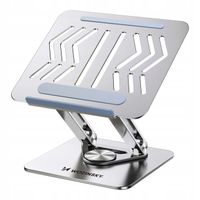 Podstawka pod laptopa Wozinsky WRS-CPY84SS aluminiowa + Gratis!