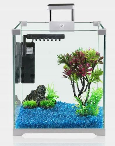 Krewetkarium 15L Akwarium Kostka GOTOWY ZESTAW Lampa LED Filtr na Arena.pl