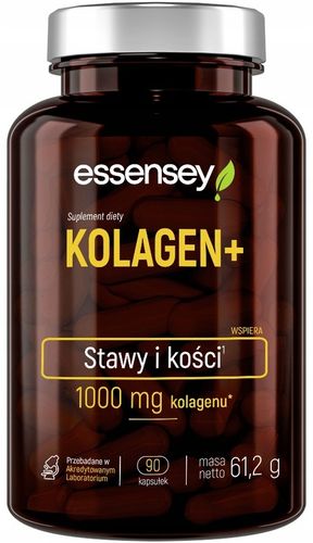 Essensey KOLAGEN NATURALNY + WITAMINA C ZDROWE WŁOSY SKÓRA 90 KAPS na Arena.pl