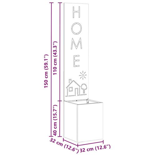 Ekran zapewniający prywatność w ogrodzie Srebrny 32 x 140 cm na Arena.pl