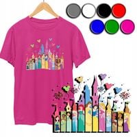 KOSZULKA DZIECIĘCA T-SHIRT Z NADRUKIEM - KSIĘŻCZNIKI DISNEYA - XS 110-116