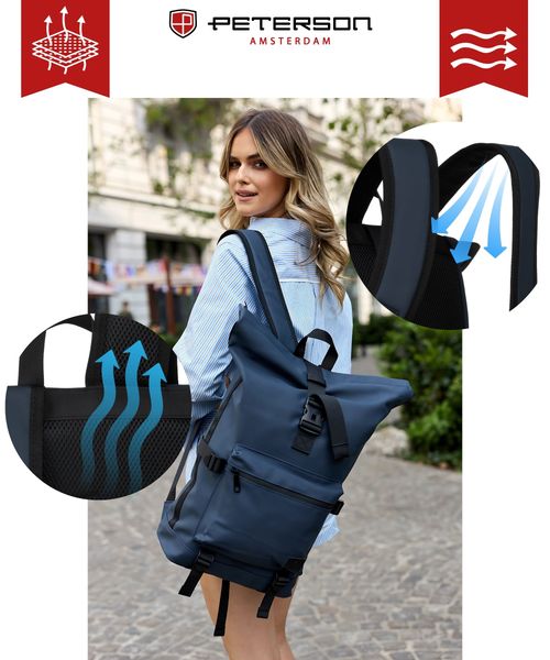 plecak miejski ptn nairobi-9145 blue zdjęcie 5