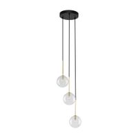 lampa wisząca nilos black/gold 5942 tk lighting