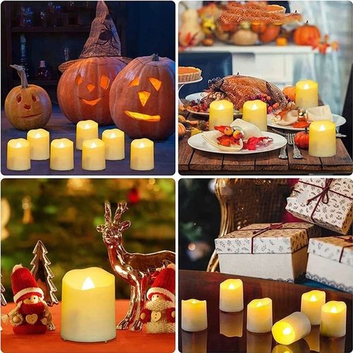 ZESTAW 6 ŚWIEC LED ŁADOWANE Z FUNKCJĄ TIMERA NA BOŻE NARODZENIE I HALLOWEEN na Arena.pl