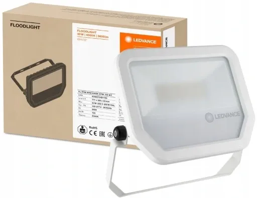 Halogen, naświetlacz biały 3600 lm 30 W zdjęcie 1