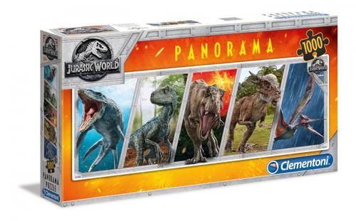 Clementoni Puzzle 1000 elementów Panorama - Jurassic World na Arena.pl