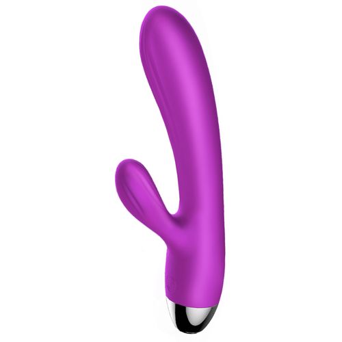 wibrator silicone vibrator and pulsator purple usb 7+7 function / heating na Arena.pl