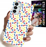 ETUI DO SAMSUNG GALAXY M23 - ŁAPKI KOŚCI PIES PATROL BAJKI + SZKŁO