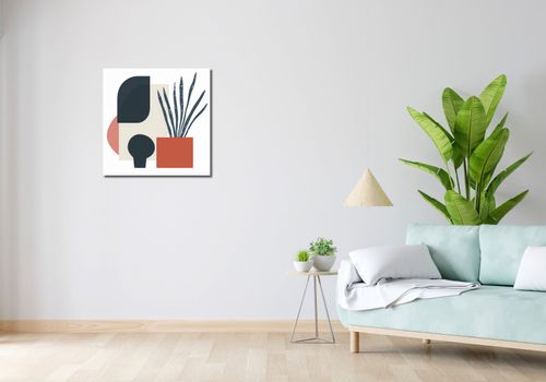 Obraz 60x60cm Zamknięte Myśli na Arena.pl