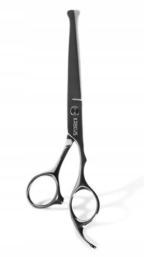 Profesjonalne Nożyczki do Strzyżenia Psów Kotów Czarne Zestaw Etui Grzebień na Arena.pl