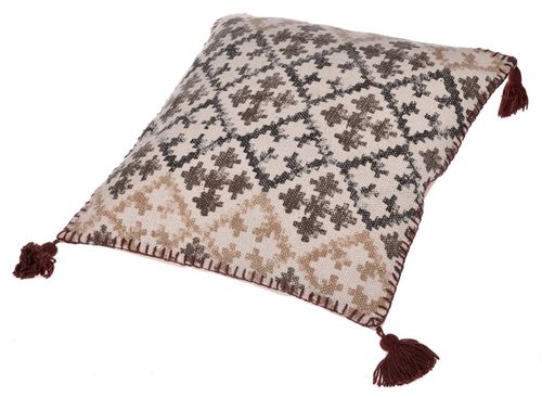 Brązowa poduszka Fiore 50x50cm # na Arena.pl