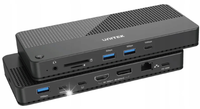 Stacja Unitek USB-C - HDMI DisplayPort USB RJ-45 SD microSD Audio PD 100W