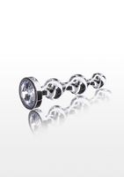 diamond star beads large silver