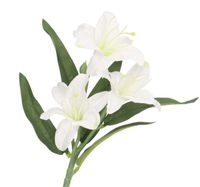 LILIA JAK ŻYWA KWIAT LILII SZTUCZNE KWIATY GAŁĄZKI 37CM