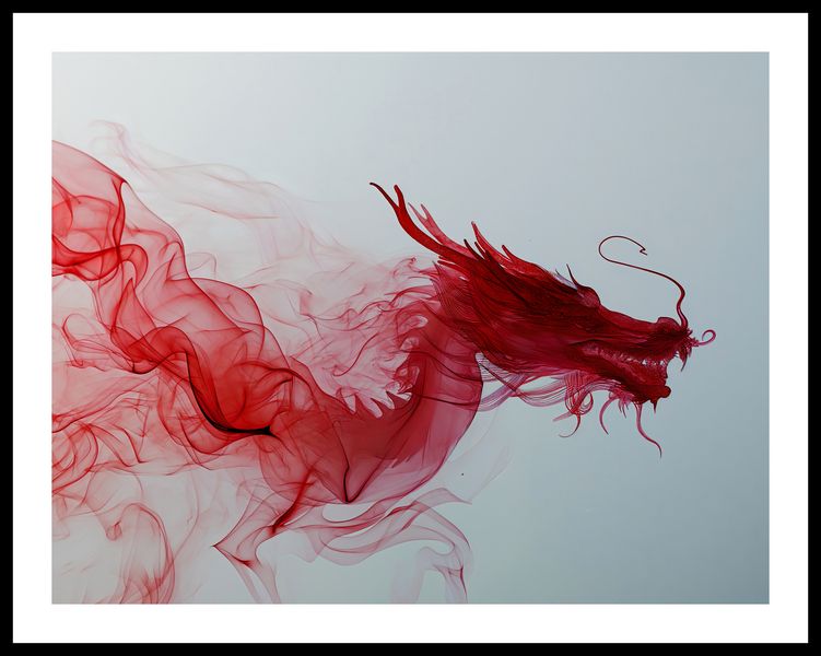 Plakat 65x50cm Smoczy Wzlot zdjęcie 3