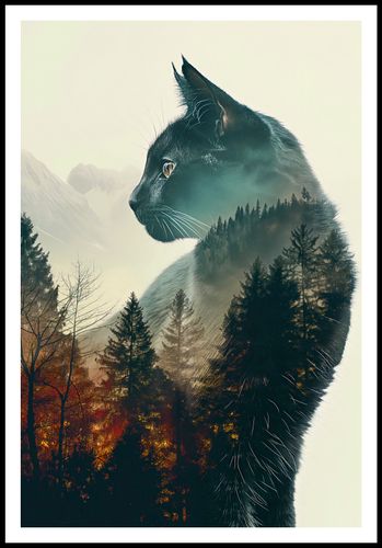 Plakat 68x101cm Koci Duch Lasu na Arena.pl