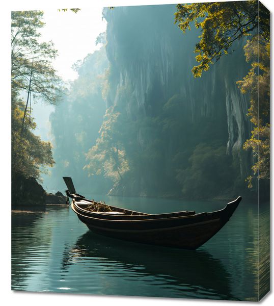 Obraz 60x70cm Samotność na Tafli zdjęcie 1