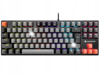 Klawiatura przewodowa TRACER mechaniczna Tracer Gamezone Strike 87 Czarny