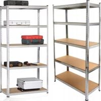 REGAŁ WCISKANY METALOWY DO GARAŻU MAGAZYNU PIWNICY BIURA 180x90x40CM 875KG