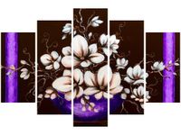 OBRAZ BUKIET KWIATÓW STOLE