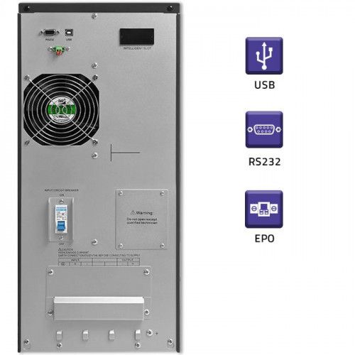 QOLTEC UPS ON-LINE 6KVA PURE SINE WAVE LCD USB ZASILACZ AWARYJNY na Arena.pl