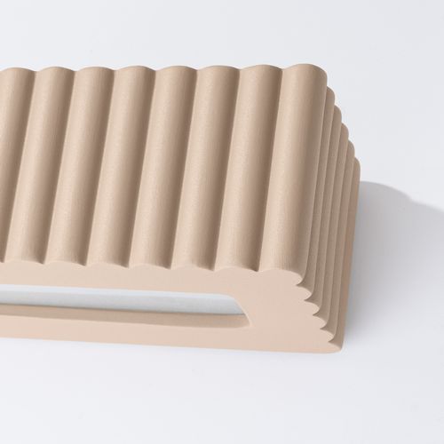 Kinkiet ceramiczny RIGATA taupe na Arena.pl